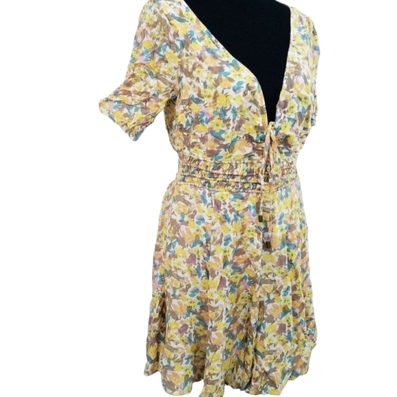 Free People Forget Me Not Floral Dress Women's. Size 2. New With Tags $128 - Picture 3 of 11